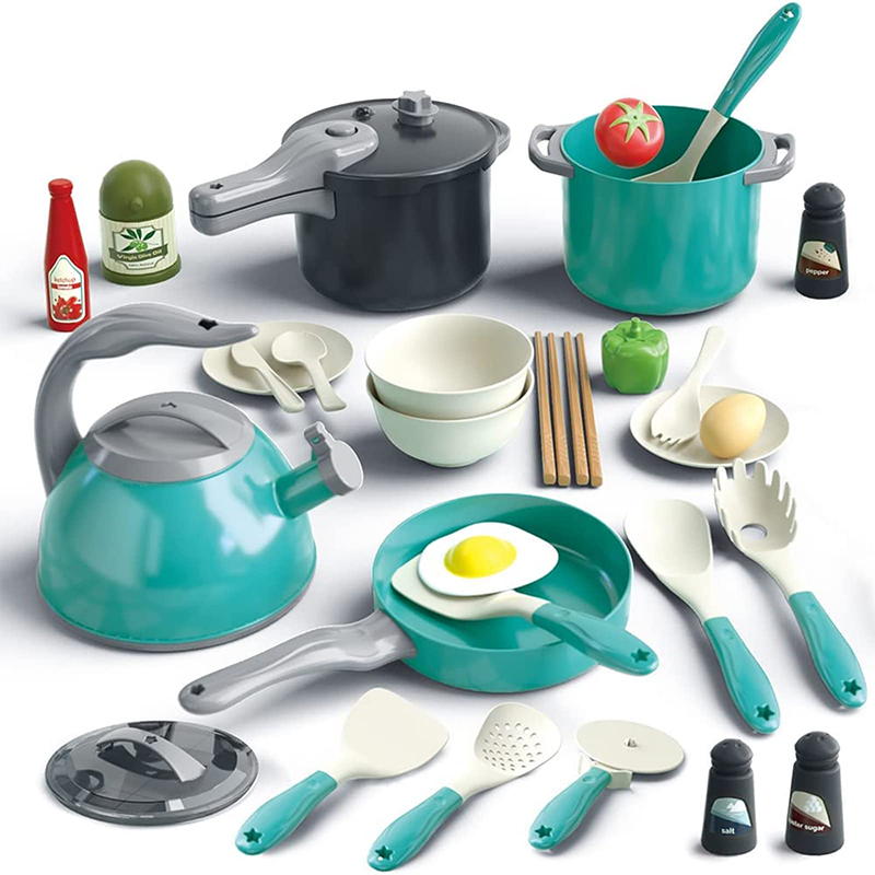Kitchen Appliances For Kids - Pretend Cooking Playset com Play Pots