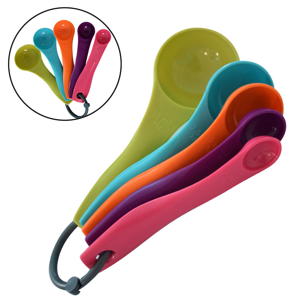 Kitchen Appliances Manufacturers - 5-piece colorido colher de óleo de