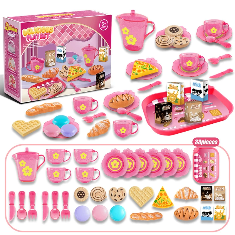 Kitchen Appliances For Kids - Conjunto de chá de brinquedo para