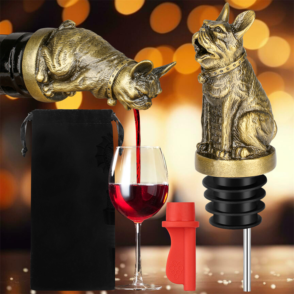 Kitchen Appliances On Sale - Bonito buldogue francês vinho pouer garrafa