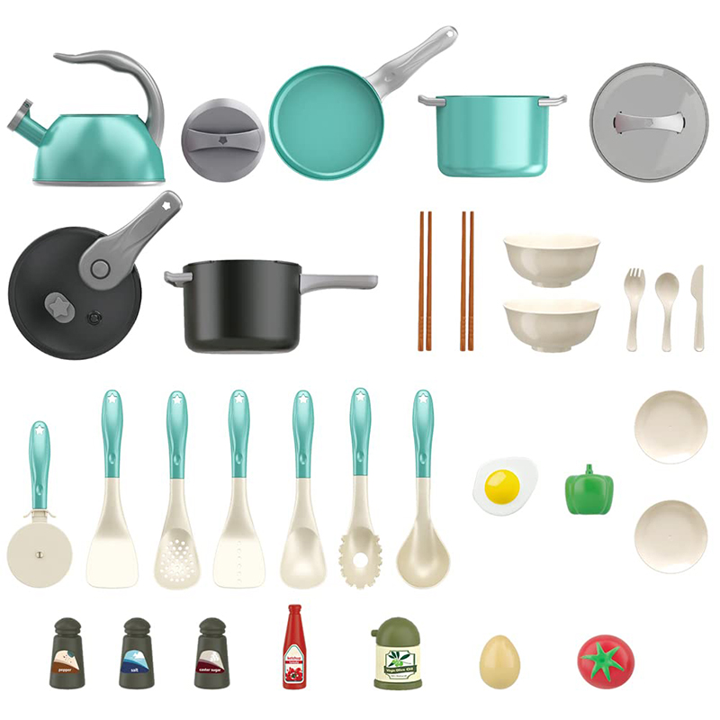Pretend Cooking Playset com Pl - Kitchen Appliances For Kids avaliação e preço