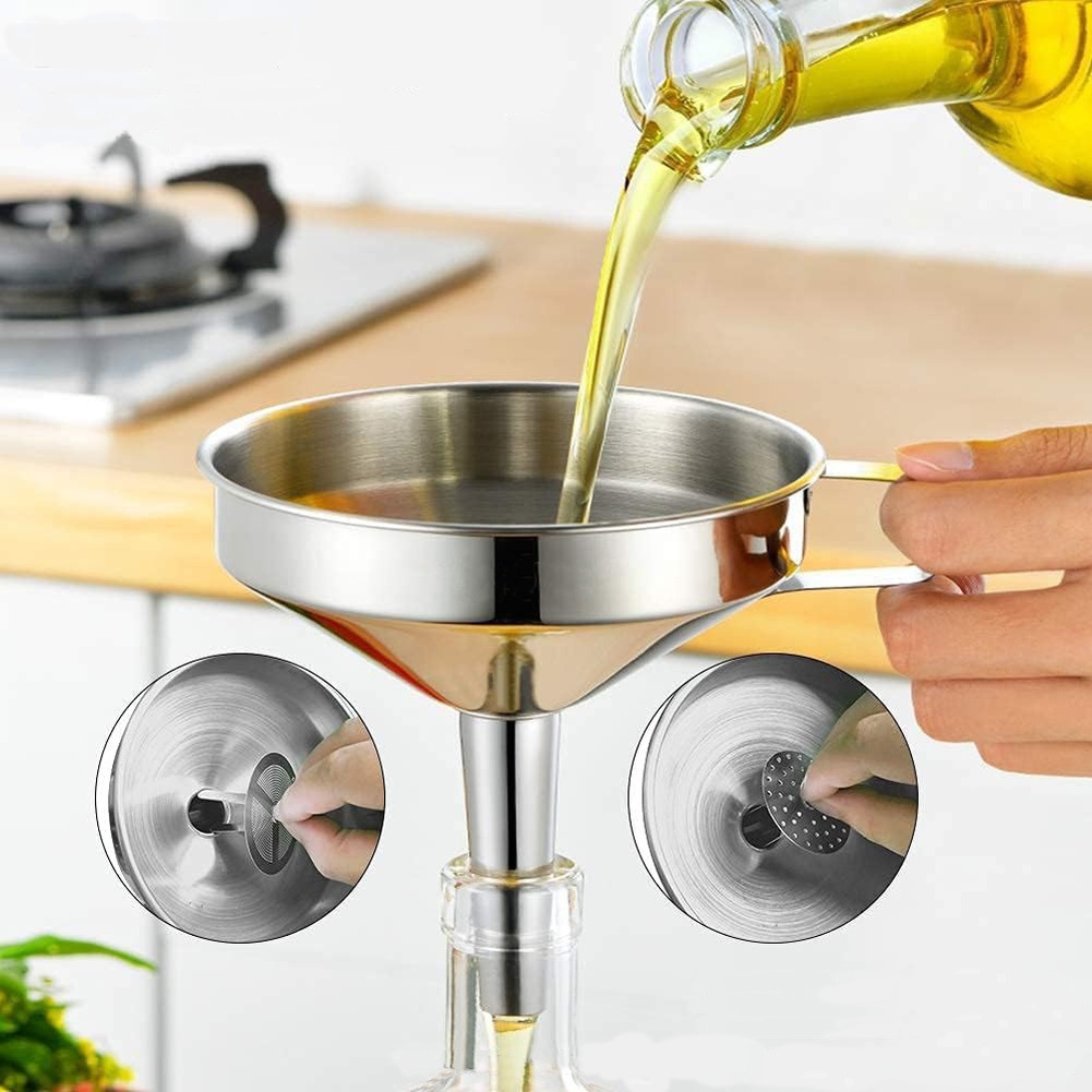 Funil de Aço Inoxidável com Bo - Kitchen Appliances On Sale avaliação e preço
