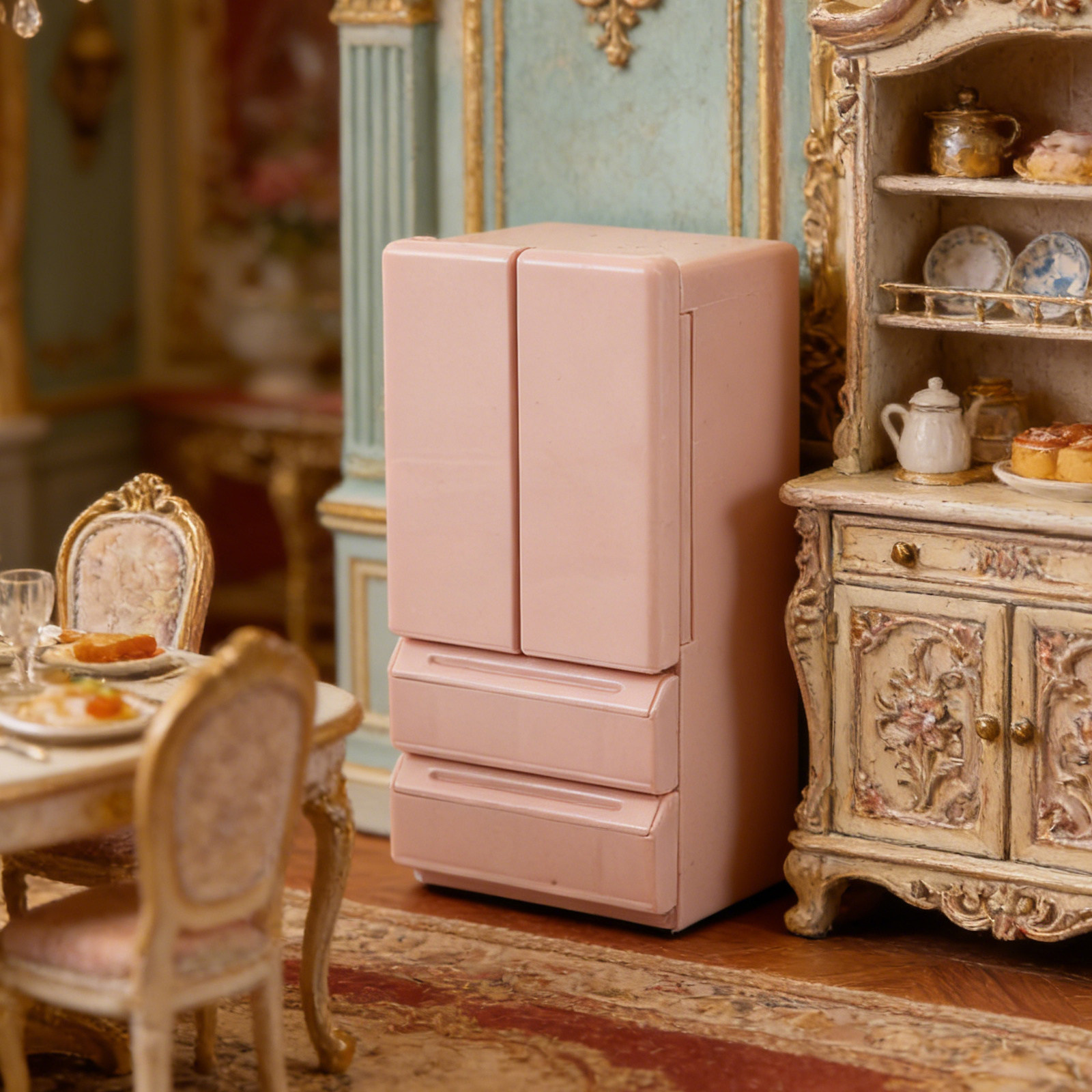 Mini Geladeira para Casa de Bo - Kitchen Appliances For Kids avaliação e preço