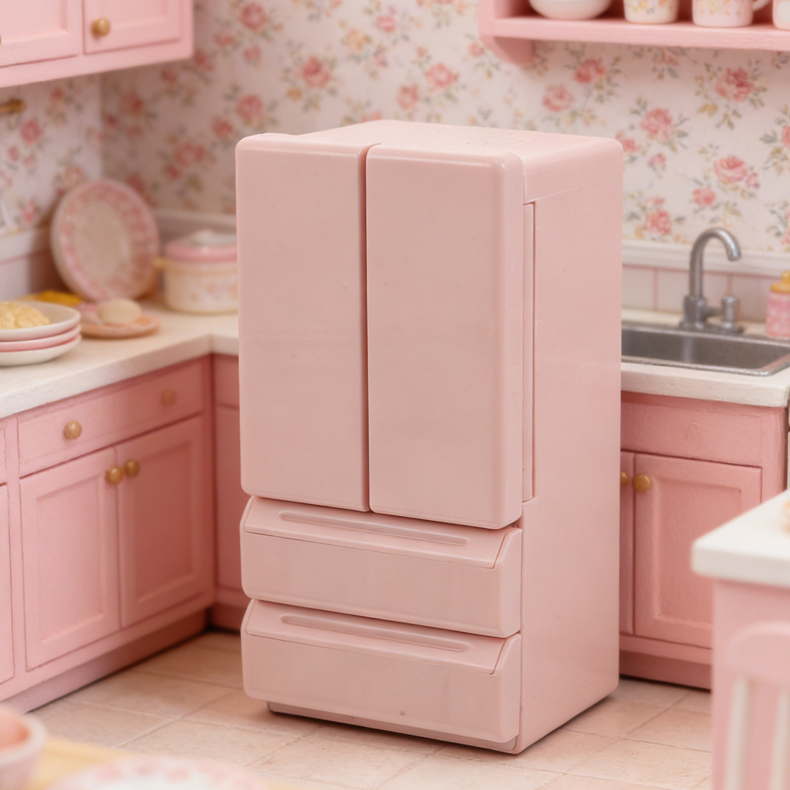 Mini Geladeira para Casa de Bo - Kitchen Appliances For Kids avaliação e preço