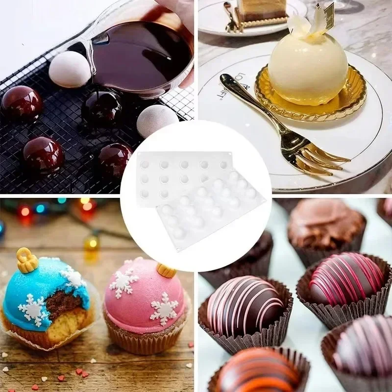 Molde de silicone esfera 3d pa - Kitchen Appliances On Sale avaliação e preço