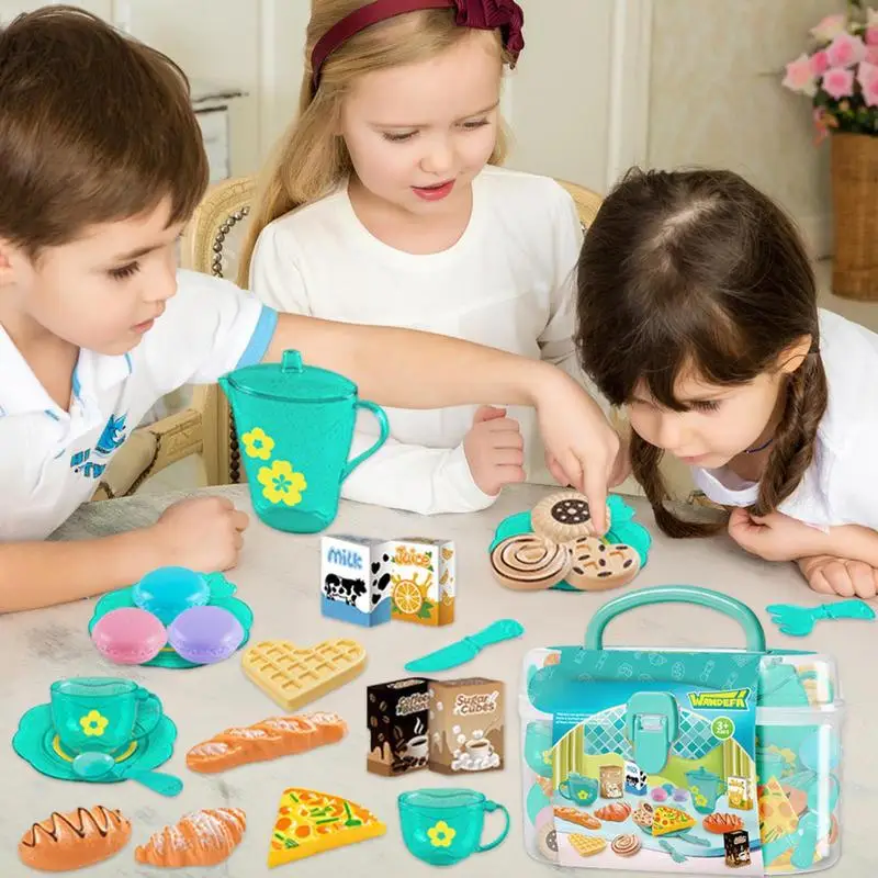 Conjunto de chá de brinquedo p - Kitchen Appliances For Kids avaliação e preço