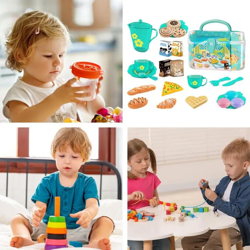 Conjunto de chá de brinquedo p - Kitchen Appliances For Kids avaliação e preço