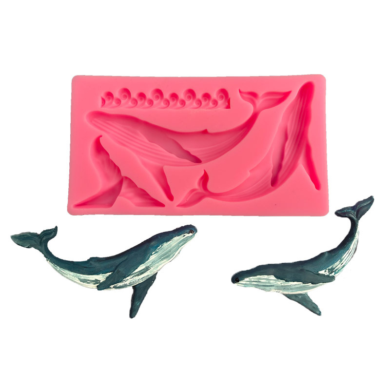 Diy baleia silicone molde ocea - Kitchen Appliances On Sale avaliação e preço
