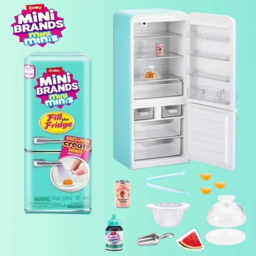 ZURU 5 Surprise Mini Fridge Ba - Kitchen Appliances For Kids avaliação e preço