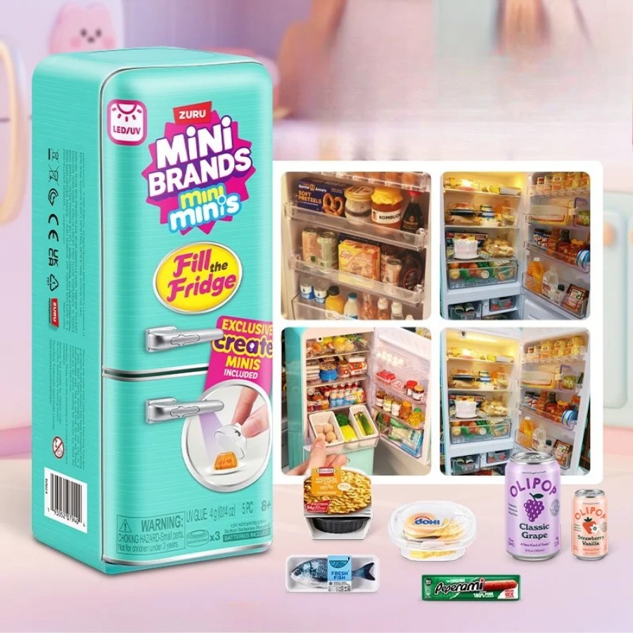 ZURU 5 Surprise Mini Fridge Ba - Kitchen Appliances For Kids avaliação e preço